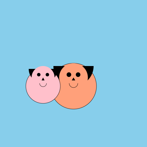 A boy and a girl - DrawGPT