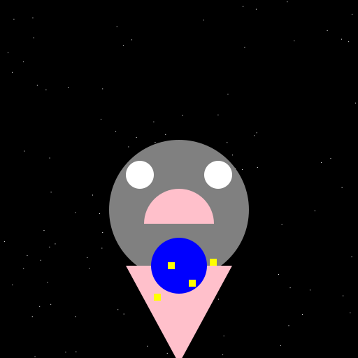 Cat Astronomy Eating Ice Cream - DrawGPT