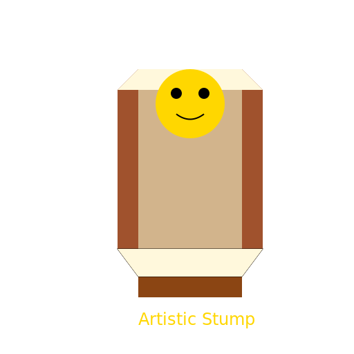 Footing Stump 3D Sketch - DrawGPT