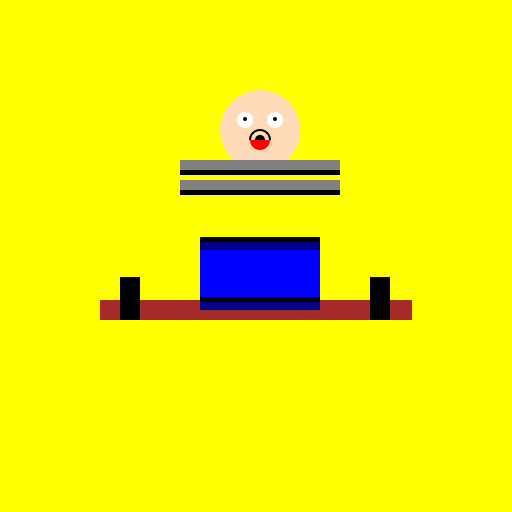 Guy in a Yellow Hoodie Sitting on a Bench - DrawGPT
