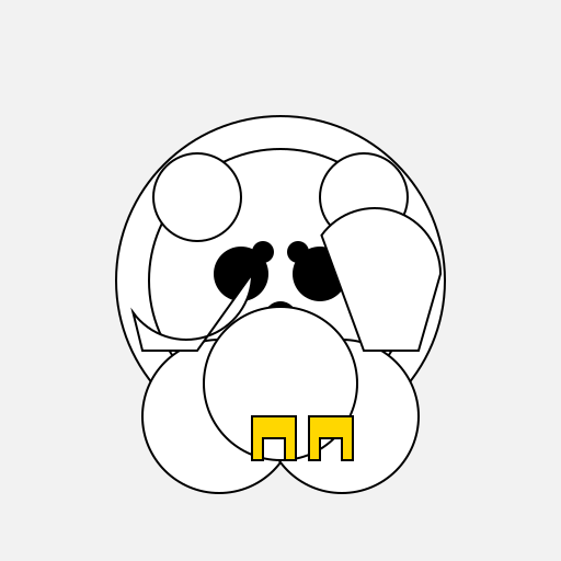 Panda Hugging Goose - DrawGPT