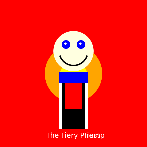 The Fiery Priest meets Trump - DrawGPT