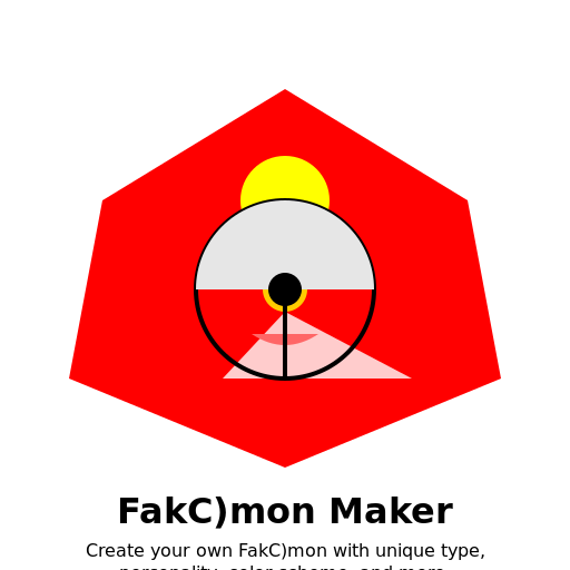 Fakémon Maker Logo - Unleash Your Creativity! - DrawGPT