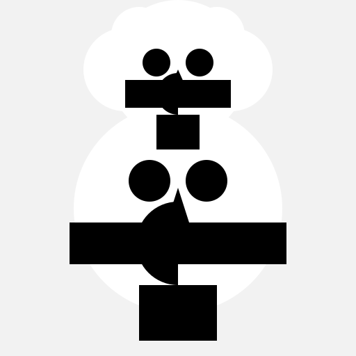 Father and Daughter Panda Bears Standing - DrawGPT