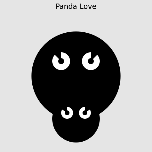 Father and Daughter Panda Bears - DrawGPT