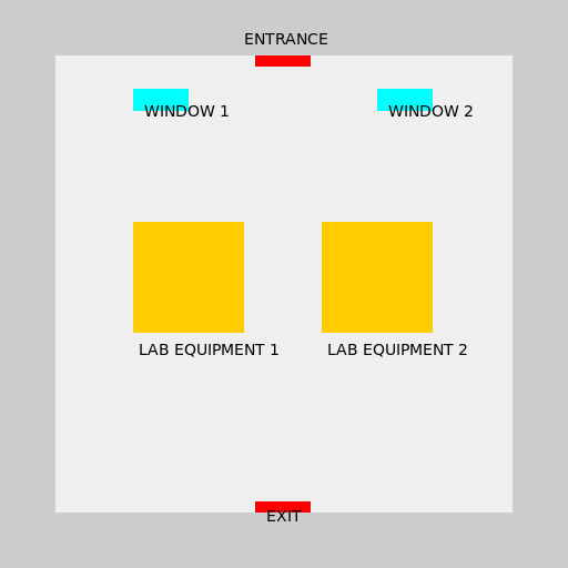 Clinical Laboratory Floorplan - DrawGPT