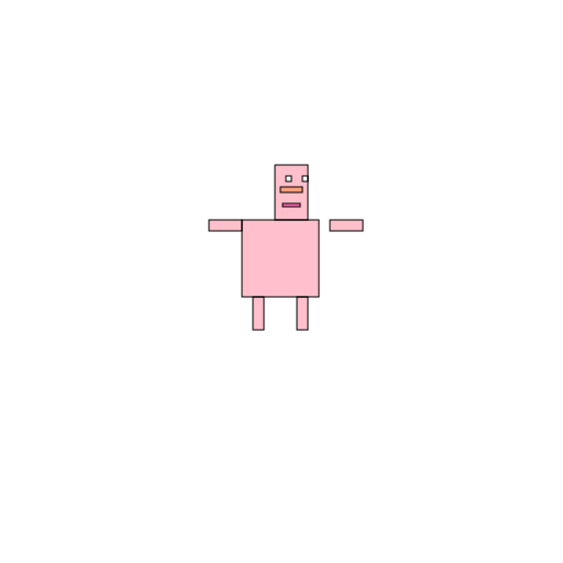 Cute Pink Pixel Character - DrawGPT