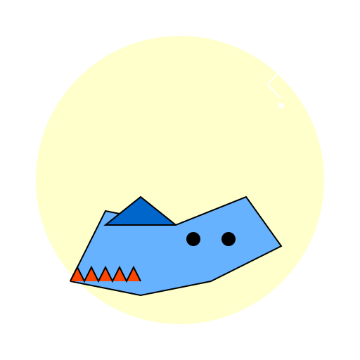 Moon and a Dragon Flying Towards It - DrawGPT
