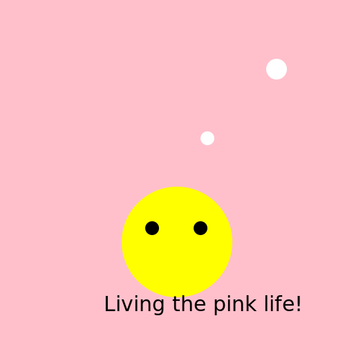 A Pink Shiny Life - DrawGPT