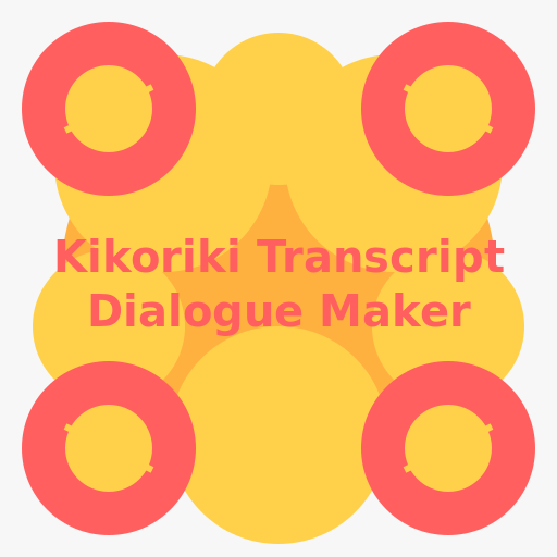 Kikoriki Transcript Dialogue Maker Logo - DrawGPT