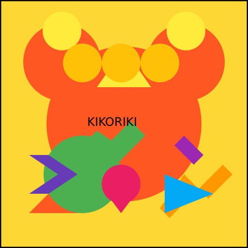 Kikoriki Transcript Dialogue Maker Logo - DrawGPT