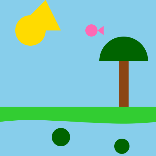 A Serene Day in Nature - DrawGPT
