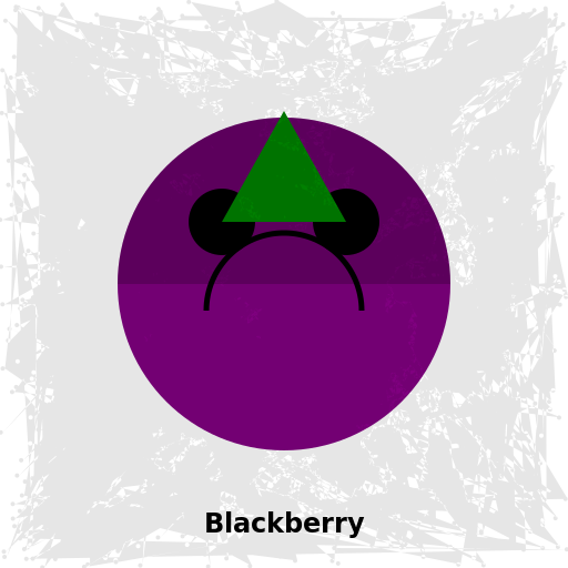 Blackberry Cartoon - DrawGPT
