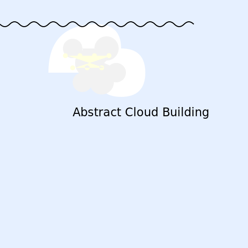 Abstract Cloud Building - DrawGPT