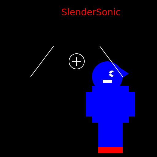 SlenderSonic - A Fusion of Slenderman and Sonic - DrawGPT