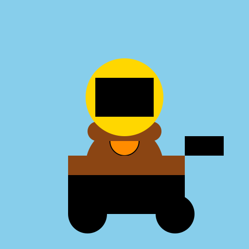 Monkey on a Motorcycle - DrawGPT