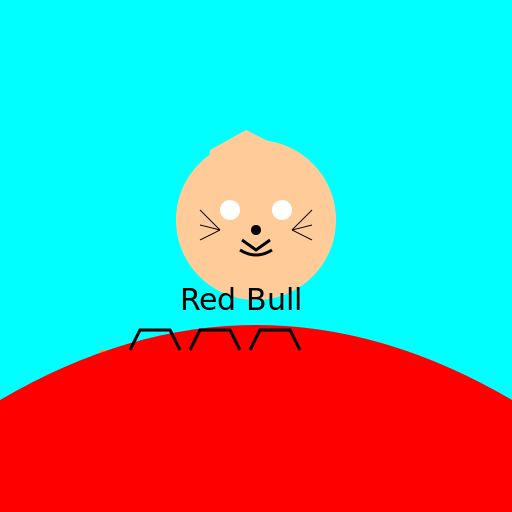 Surfing Cat Reynolds on a Red Bull Wave - DrawGPT