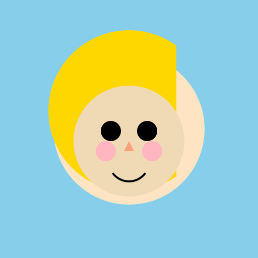 A child with fluffy hair - DrawGPT