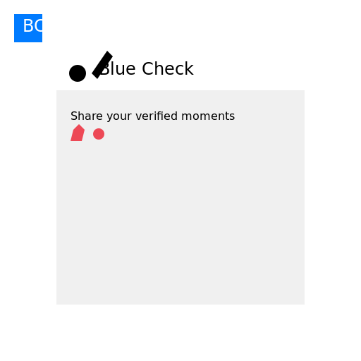 Blue Check Instagram Layout for a Different Company - DrawGPT