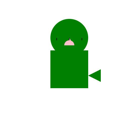 Zeleni macak (Green cat) - DrawGPT