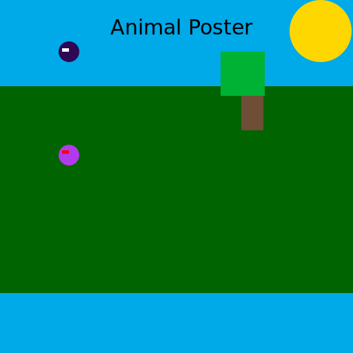 Poster with Animals - AI Prompt #9734 - DrawGPT