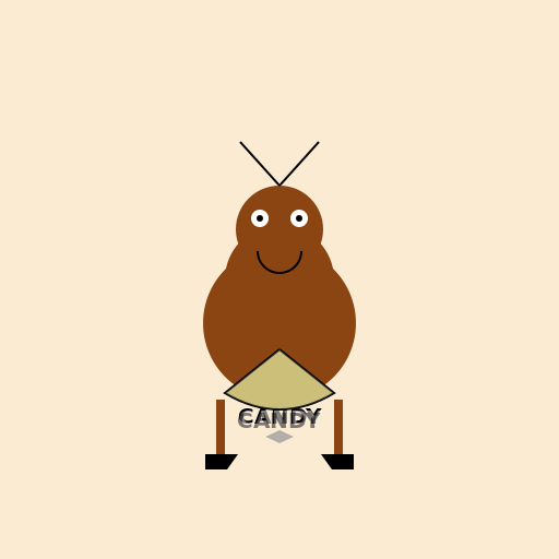 Andy the ANT Finds a Piece of Candy - DrawGPT