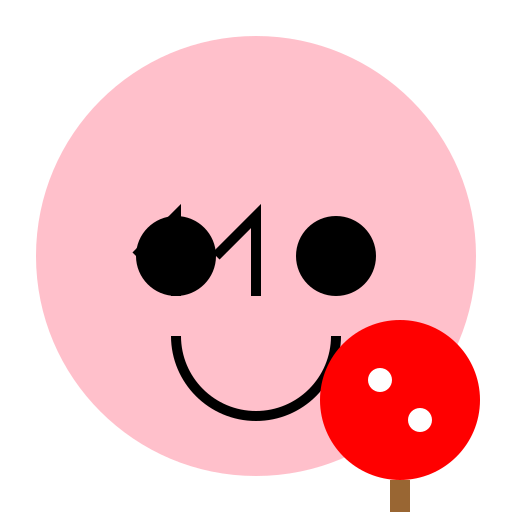 Doll with Big Lashes Eating a Lolly - DrawGPT
