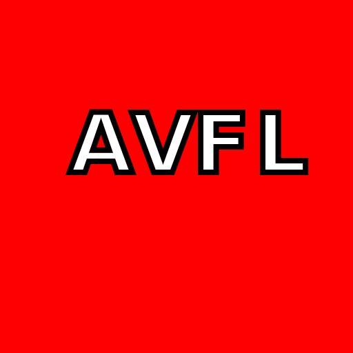 AVFL Soccer League Logo with Lava Background - DrawGPT