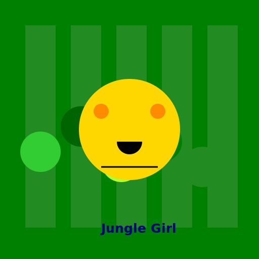Jungle Girl in a Photo Realistic Jungle - DrawGPT