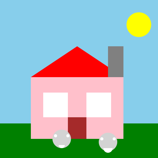 A Cute Little House - DrawGPT