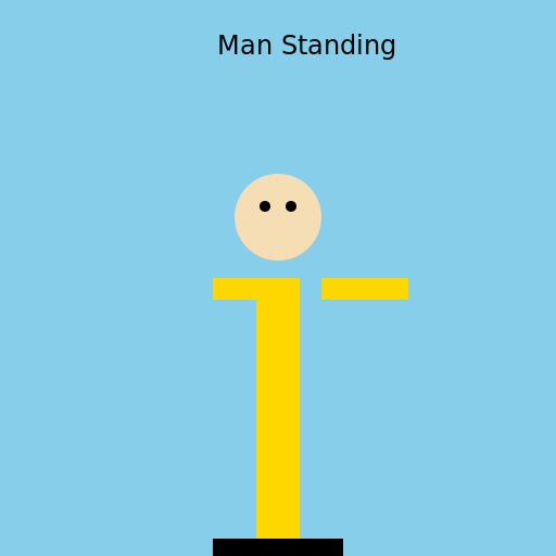 Man Standing - DrawGPT