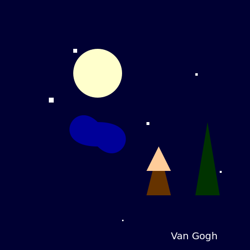 The Starry Night by Van Gogh - DrawGPT