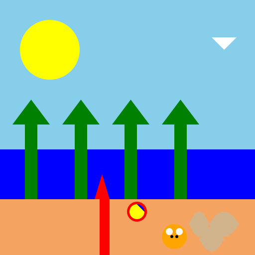 Sunny Beach Paradise - DrawGPT