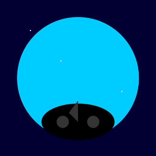 A Black Male Mermaid in the Deep Sea at Night - DrawGPT