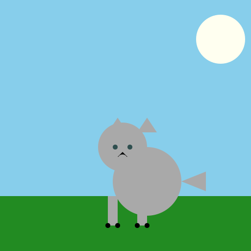 The Majestic Wolf - DrawGPT