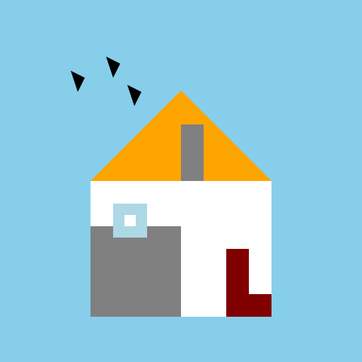 Front of House from Above - DrawGPT