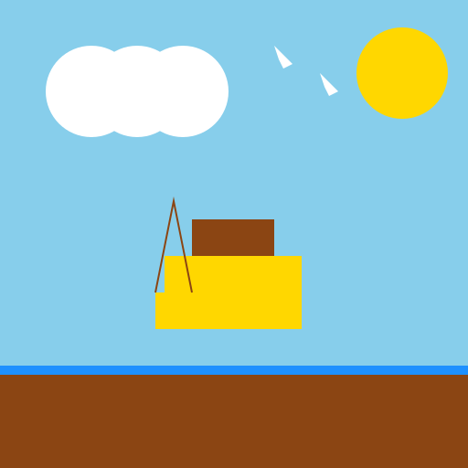 LE Saint Geran ship in Mauritius Harbour - DrawGPT