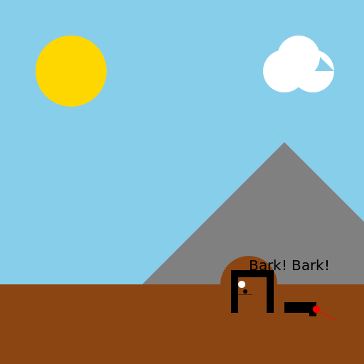 Dog in a War Scene - DrawGPT