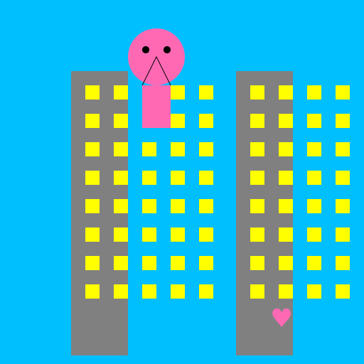 SpiderGwen on the Twin Towers - DrawGPT