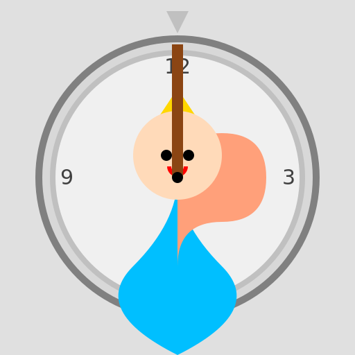 Antique Marine Chronometer with a Powerful Mermaid - DrawGPT