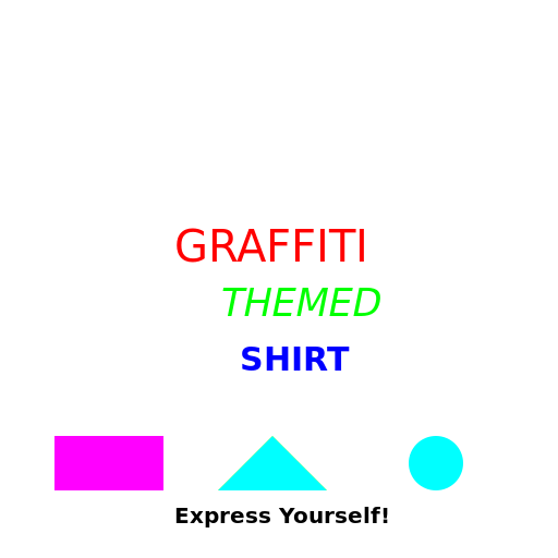 Graffiti Themed Shirt - DrawGPT
