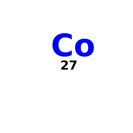 Cobalt Symbol And Atomic Number - DrawGPT