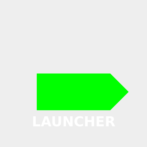 Logo Launcher in Green and Grey Colors - DrawGPT