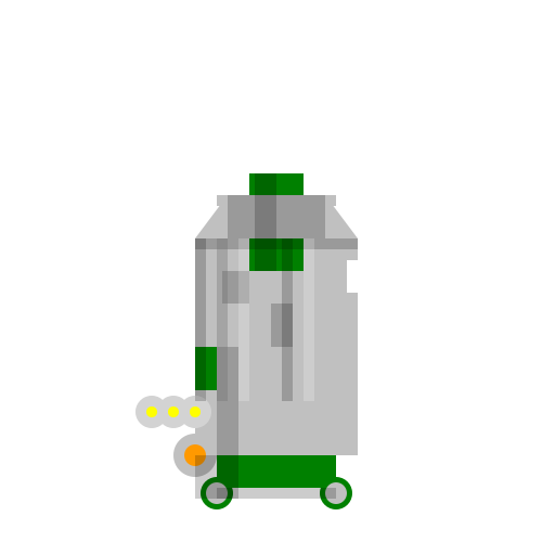 Launcher in Green and Grey Colors - DrawGPT