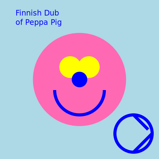 Kids Learning Tube - Finnish Dub of Peppa Pig Logo - DrawGPT