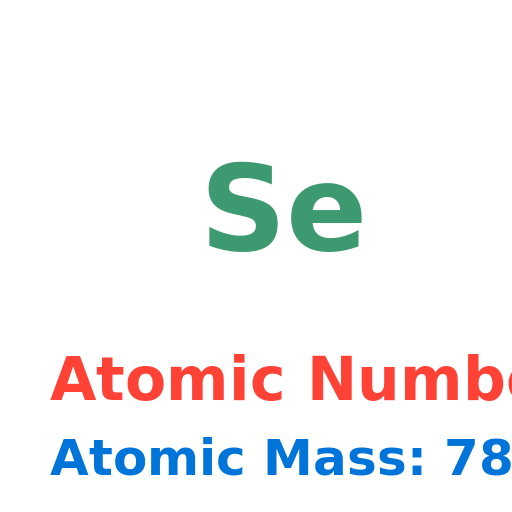Selenium Symbol And Atomic Number And Atomic Mass - DrawGPT