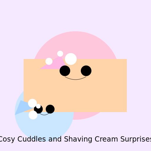 Cute Anime Girl and Cute Anime Boy Blanket and Shaving Cream Mummification - DrawGPT Cute Anime Girl and Cute Anime Boy Blanket and Shaving Cream Mummification - DrawGPT