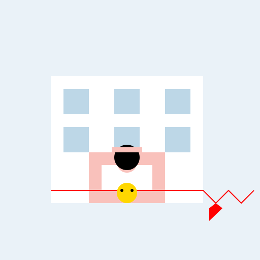 Girl At Hospital For A Traumatic Brain Injury - DrawGPT