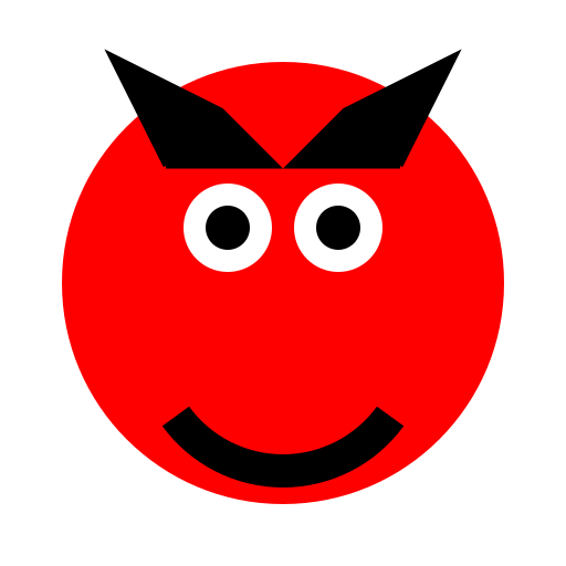 Devilish Cat Head - DrawGPT