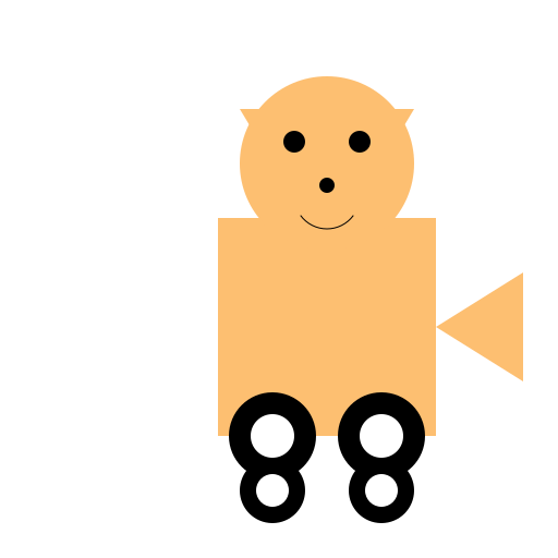 Dog with Bushy Paws - DrawGPT